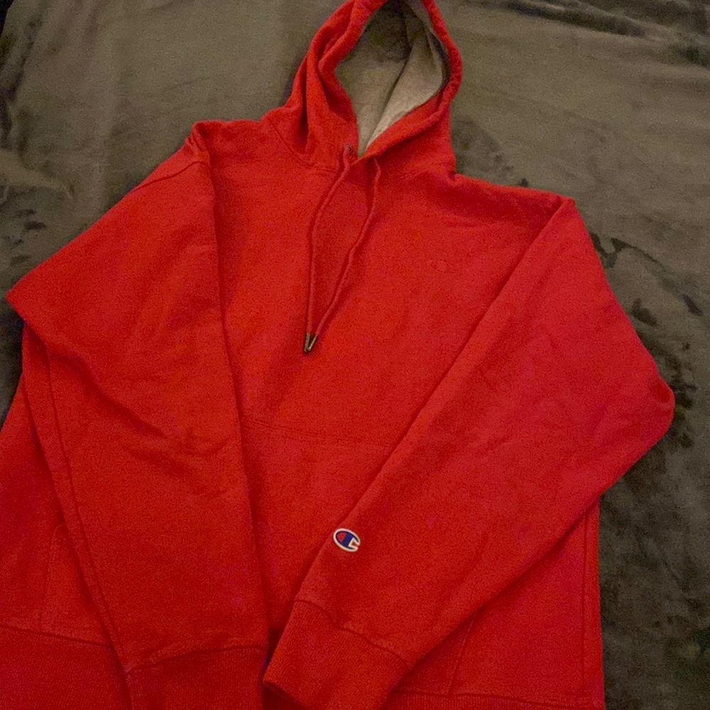 red champion sweatshirt